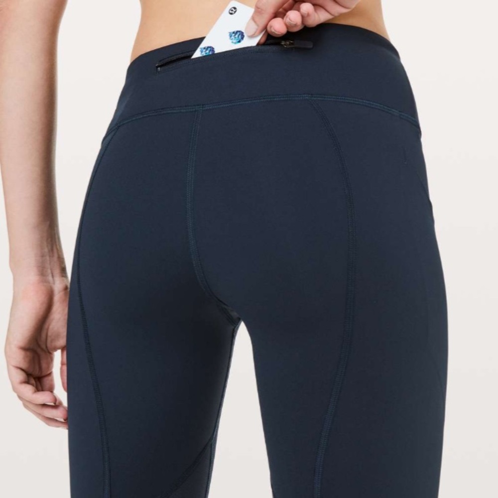 Lululemon Pace Rival Crop *Full-On Luxtreme 22" — Navy - Picture 6 of 12